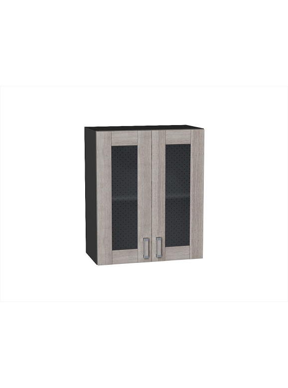 Шкаф верхний с 2-мя остекленными дверцами Лофт