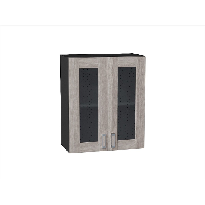 Шкаф верхний с 2-мя остекленными дверцами Лофт