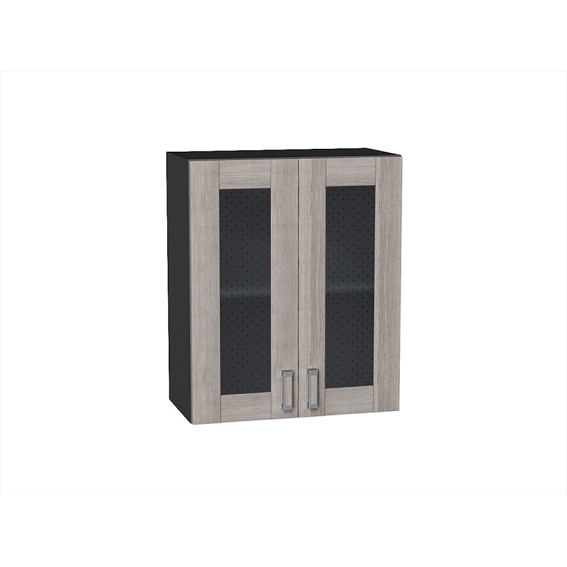 Шкаф верхний с 2-мя остекленными дверцами Лофт