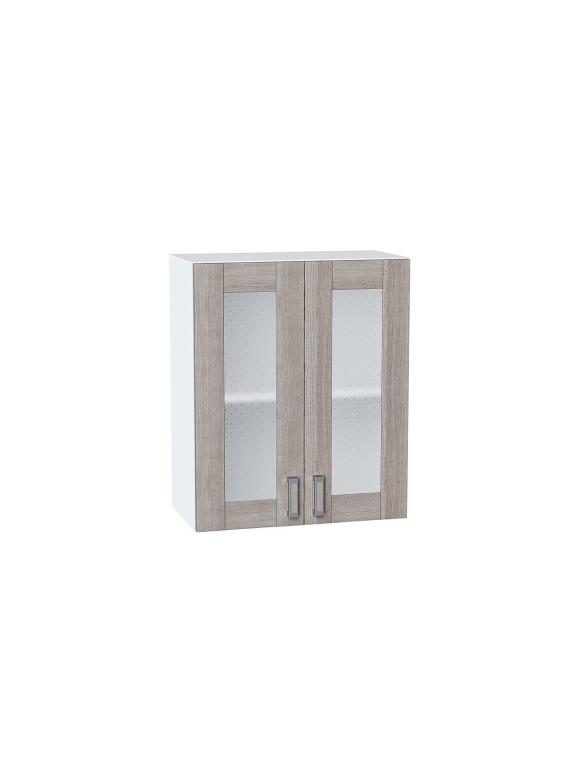 Шкаф верхний с 2-мя остекленными дверцами Лофт