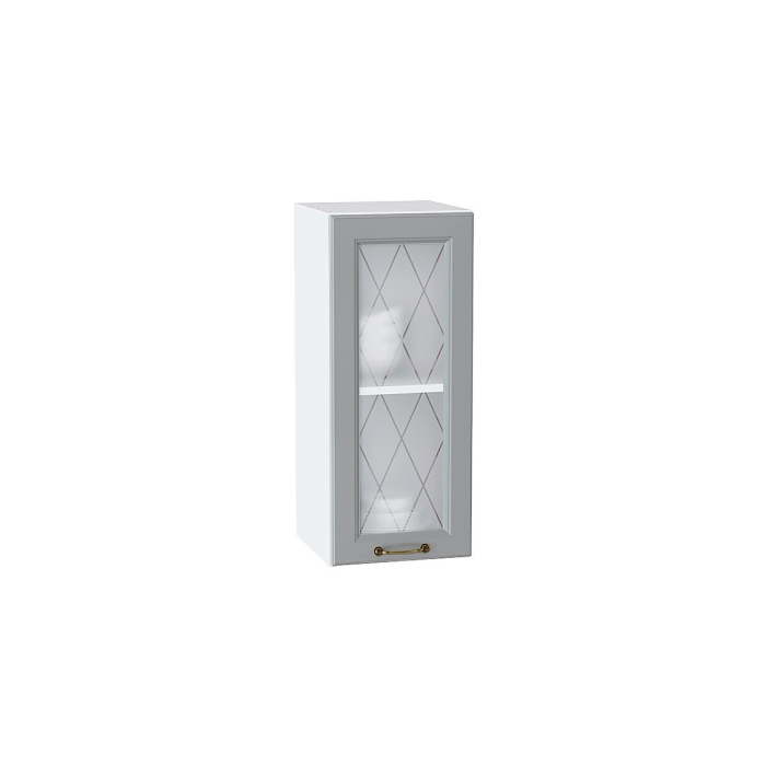 Шкаф верхний с 1-ой остекленной дверцей Ницца