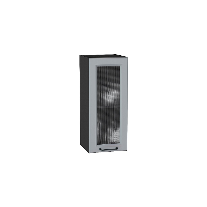 Шкаф верхний с 1-ой остекленной дверцей Ницца