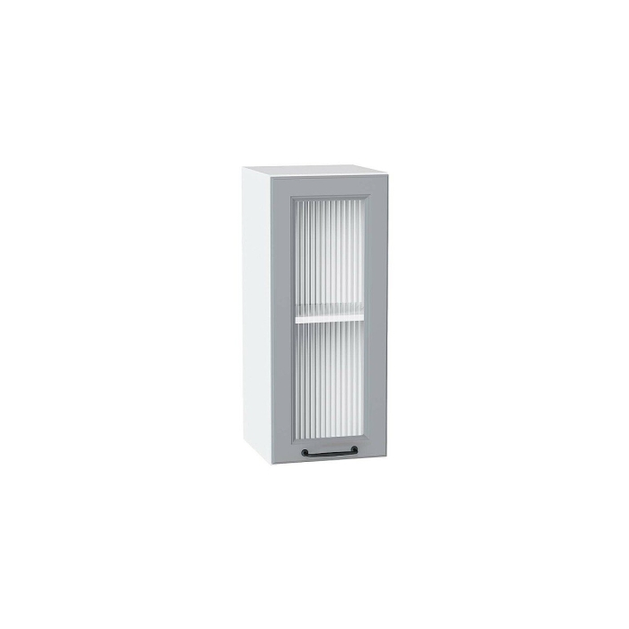 Шкаф верхний с 1-ой остекленной дверцей Ницца