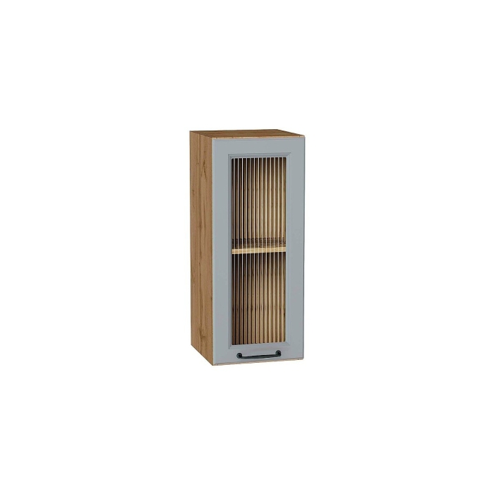 Шкаф верхний с 1-ой остекленной дверцей Ницца