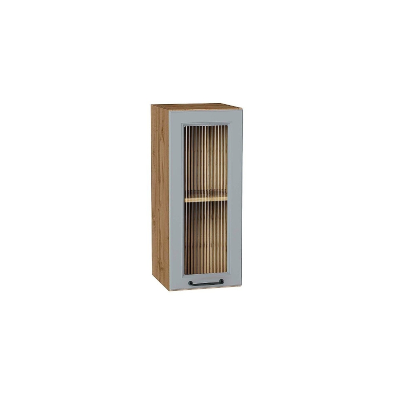 Шкаф верхний с 1-ой остекленной дверцей Ницца