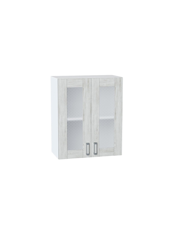 Шкаф верхний с 2-мя остекленными дверцами Лофт