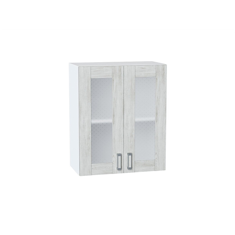 Шкаф верхний с 2-мя остекленными дверцами Лофт