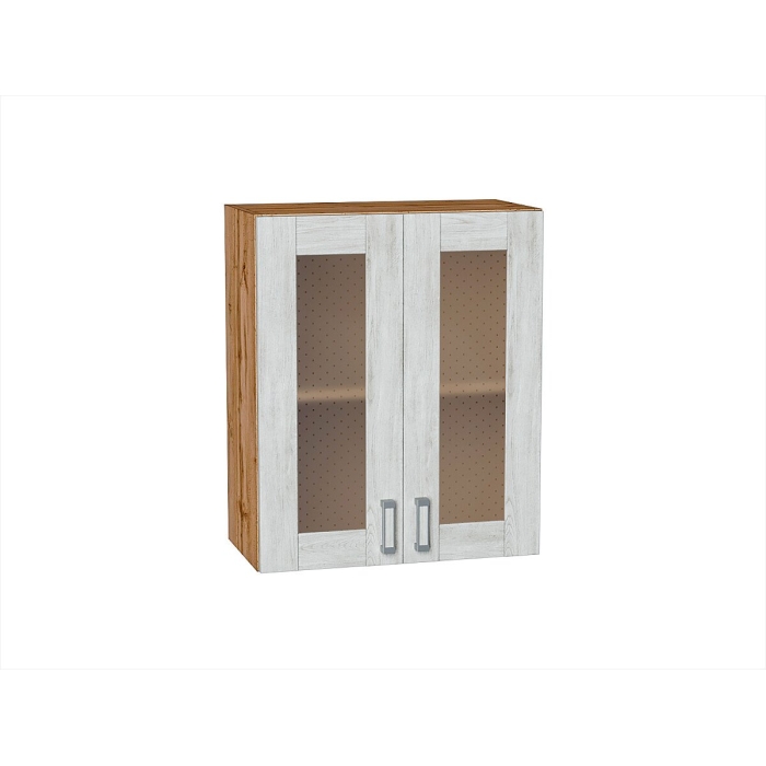 Шкаф верхний с 2-мя остекленными дверцами Лофт