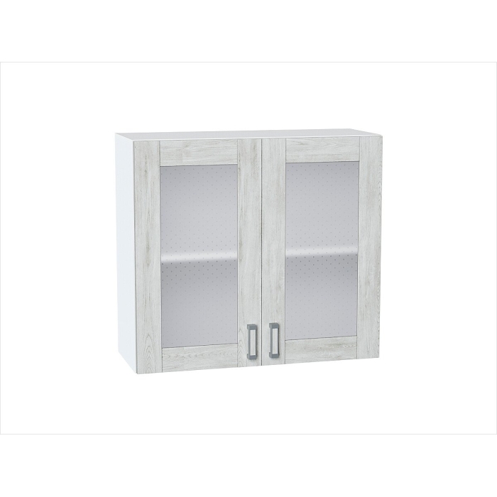 Шкаф верхний с 2-мя остекленными дверцами Лофт