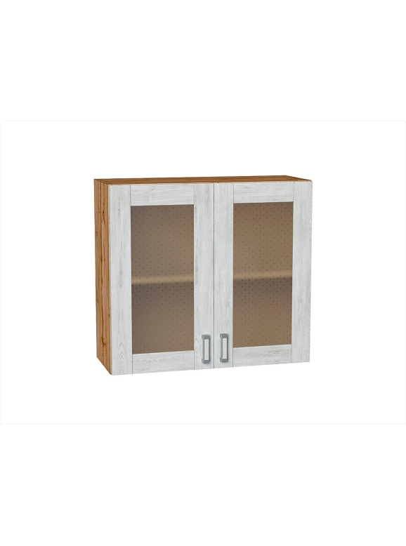 Шкаф верхний с 2-мя остекленными дверцами Лофт