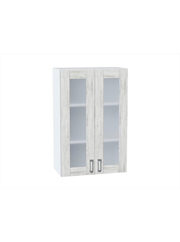 Шкаф верхний с 2-мя остекленными дверцами Лофт