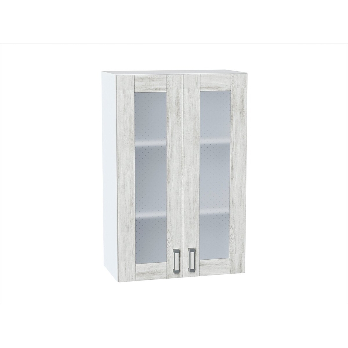 Шкаф верхний с 2-мя остекленными дверцами Лофт