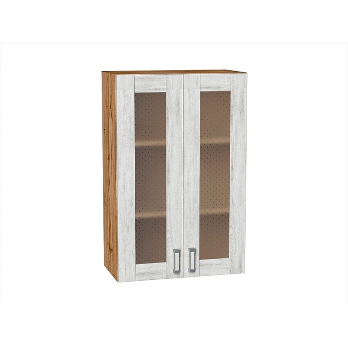 Шкаф верхний с 2-мя остекленными дверцами Лофт