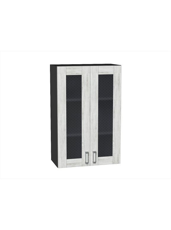 Шкаф верхний с 2-мя остекленными дверцами Лофт