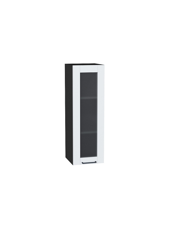 Шкаф верхний с 1-ой остекленной дверцей Флэт Плюс