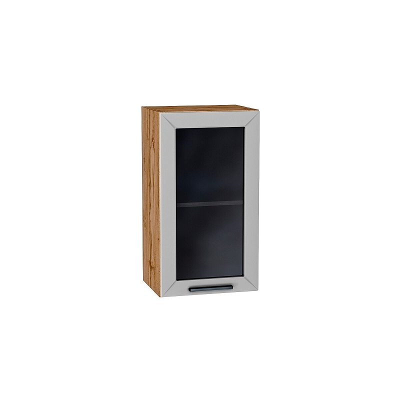 Шкаф верхний с 1-ой остекленной дверцей Глетчер