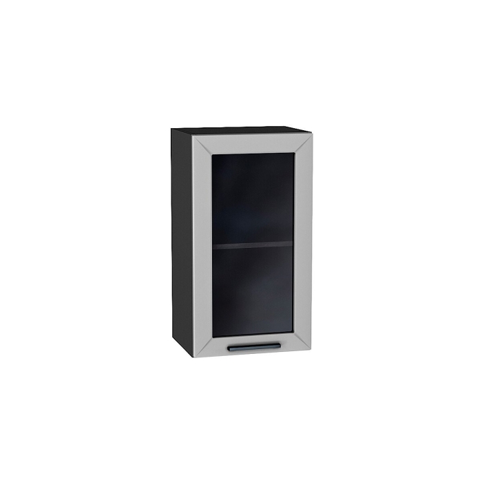 Шкаф верхний с 1-ой остекленной дверцей Глетчер