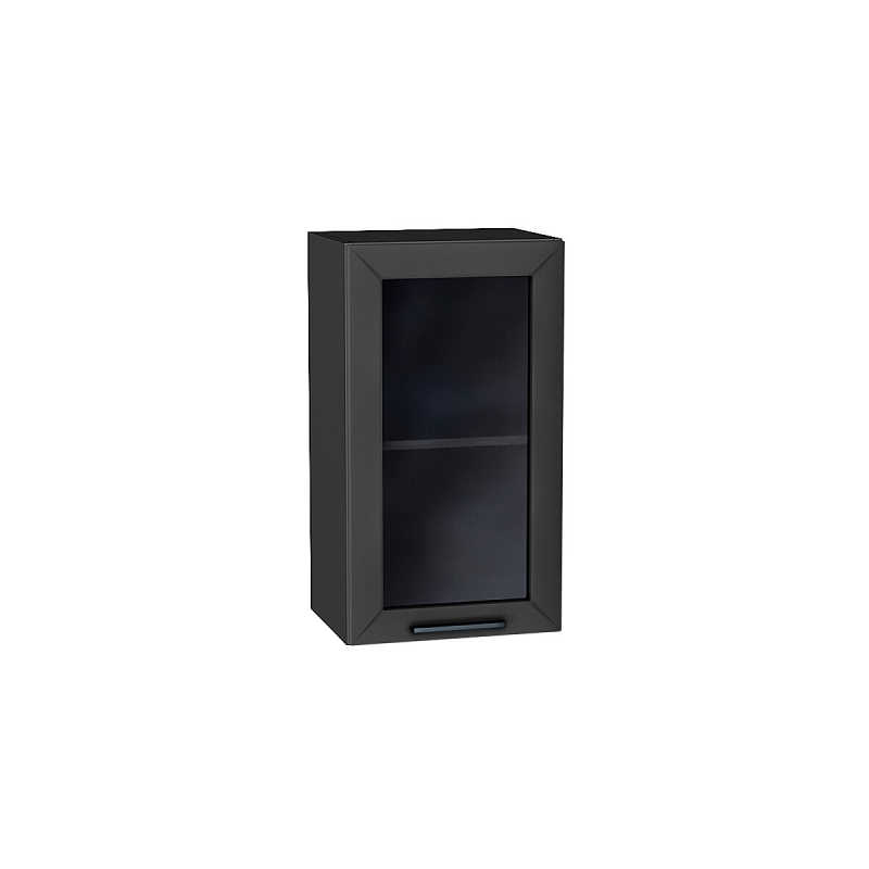 Шкаф верхний с 1-ой остекленной дверцей Глетчер