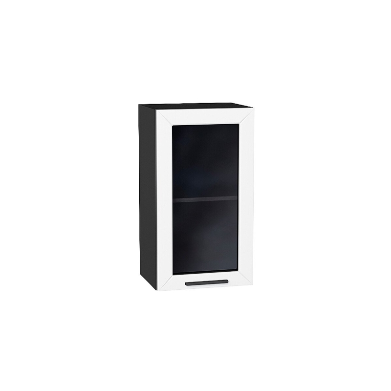 Шкаф верхний с 1-ой остекленной дверцей Глетчер