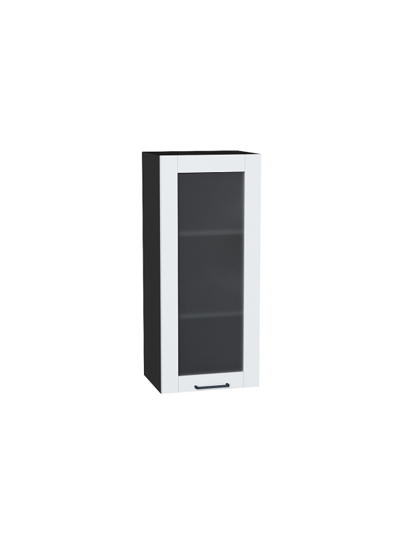 Шкаф верхний с 1-ой остекленной дверцей Флэт Плюс