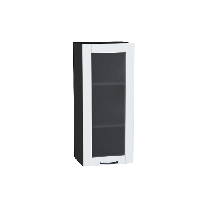 Шкаф верхний с 1-ой остекленной дверцей Флэт Плюс