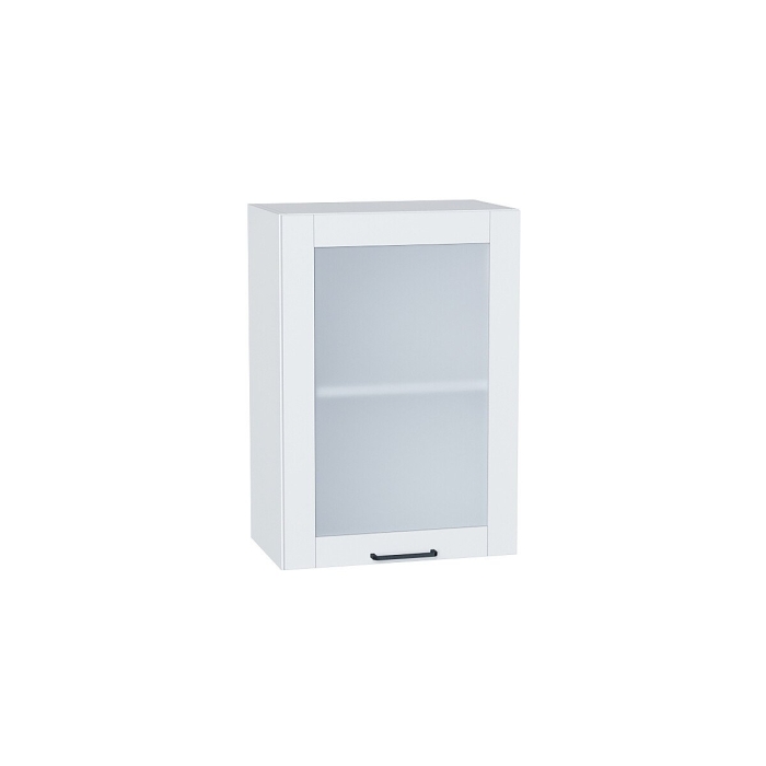 Шкаф верхний с 1-ой остекленной дверцей Флэт Плюс