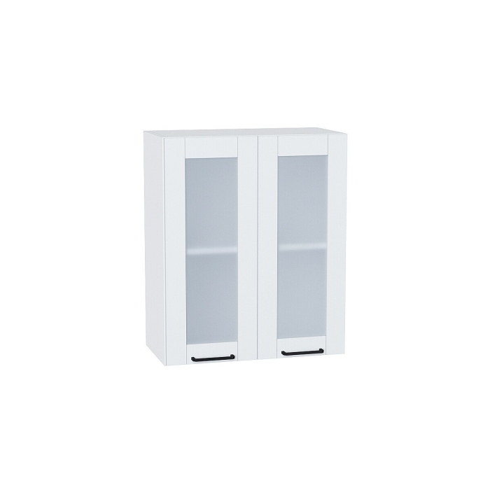 Шкаф верхний с 2-мя остекленными дверцами Флэт Плюс