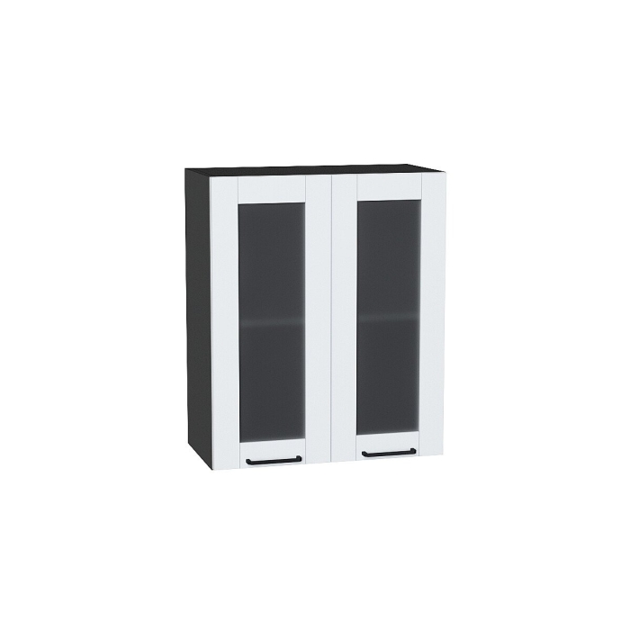 Шкаф верхний с 2-мя остекленными дверцами Флэт Плюс