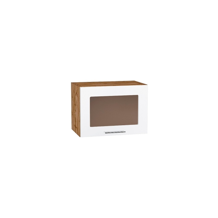 Шкаф верхний горизонтальный остекленный Валерия-М