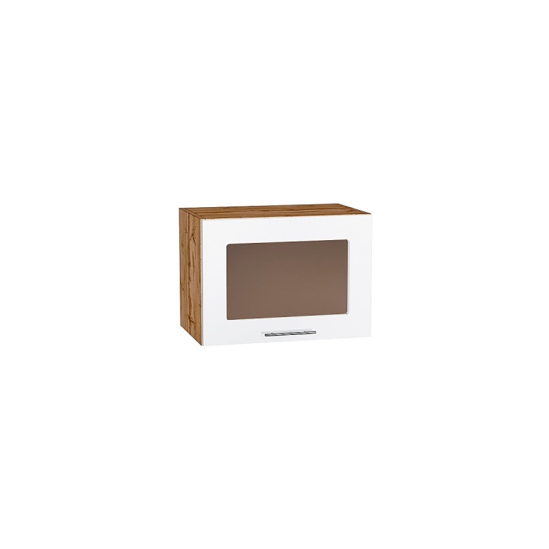 Шкаф верхний горизонтальный остекленный Валерия-М