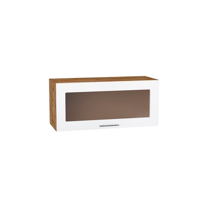 Шкаф верхний горизонтальный остекленный Валерия-М