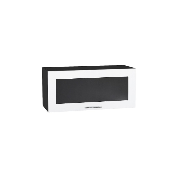 Шкаф верхний горизонтальный остекленный Валерия-М