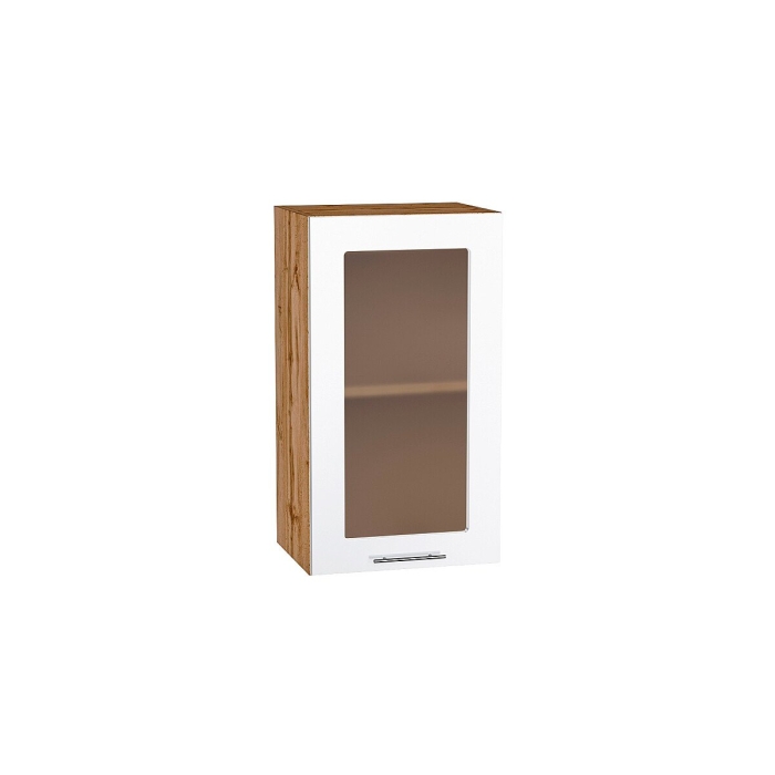 Шкаф верхний с 1-ой остекленной дверцей Валерия-М