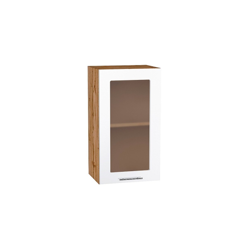 Шкаф верхний с 1-ой остекленной дверцей Валерия-М