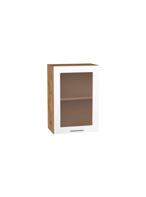 Шкаф верхний с 1-ой остекленной дверцей Валерия-М