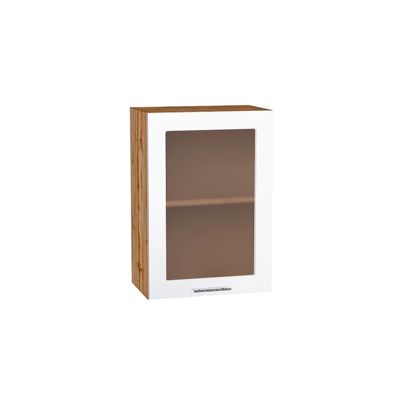 Шкаф верхний с 1-ой остекленной дверцей Валерия-М