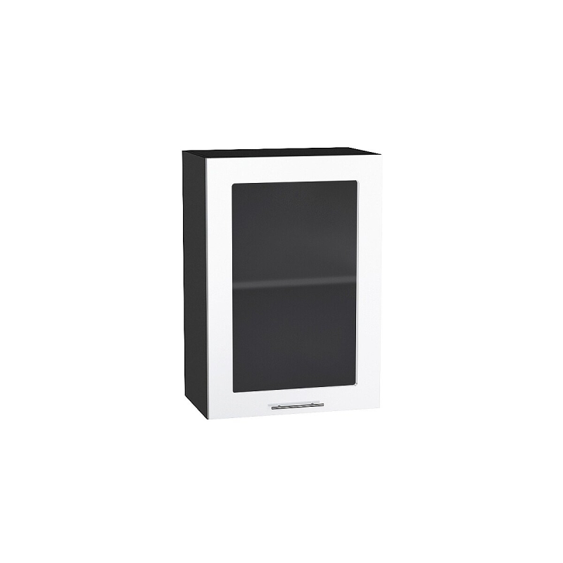 Шкаф верхний с 1-ой остекленной дверцей Валерия-М