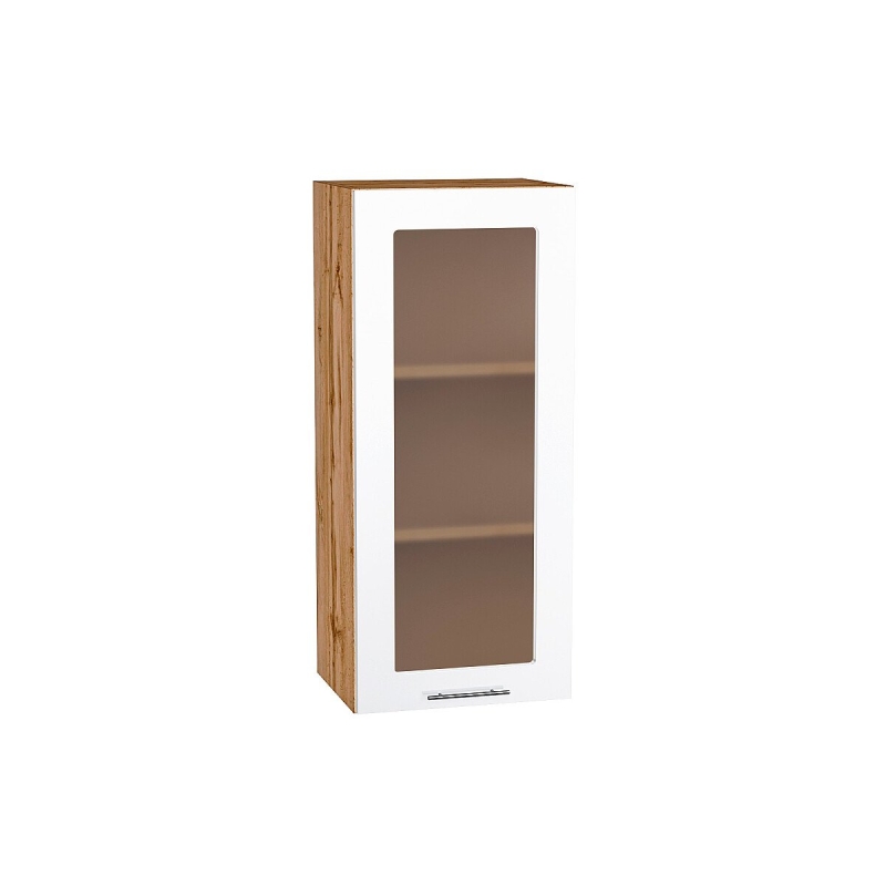 Шкаф верхний с 1-ой остекленной дверцей Валерия-М