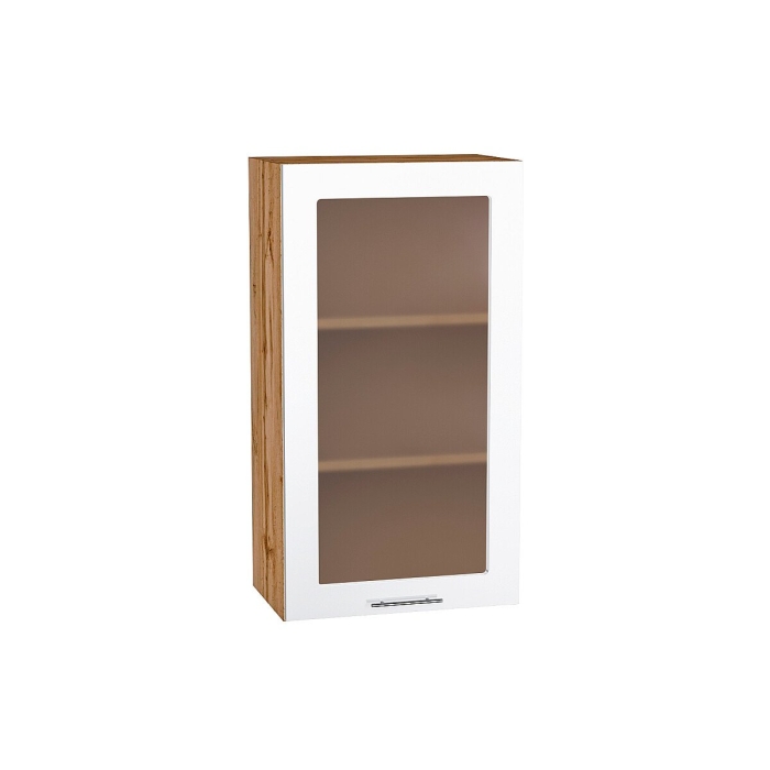 Шкаф верхний с 1-ой остекленной дверцей Валерия-М