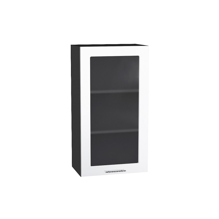 Шкаф верхний с 1-ой остекленной дверцей Валерия-М