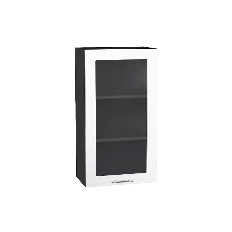 Шкаф верхний с 1-ой остекленной дверцей Валерия-М