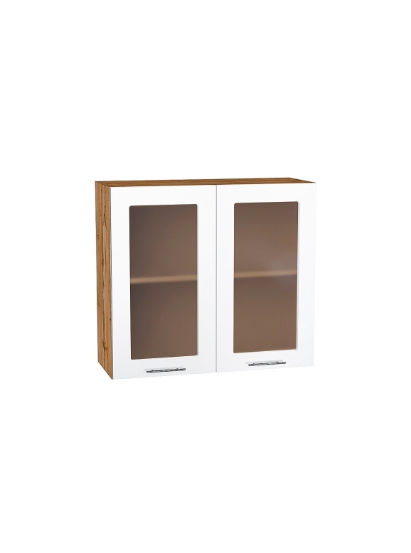 Шкаф верхний с 2-мя остекленными дверцами Валерия-М