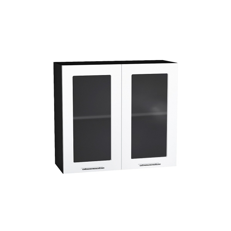 Шкаф верхний с 2-мя остекленными дверцами Валерия-М