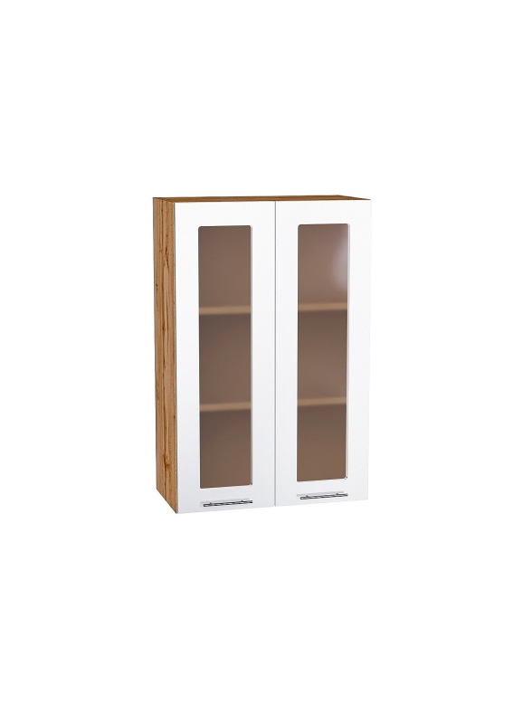 Шкаф верхний с 2-мя остекленными дверцами Валерия-М