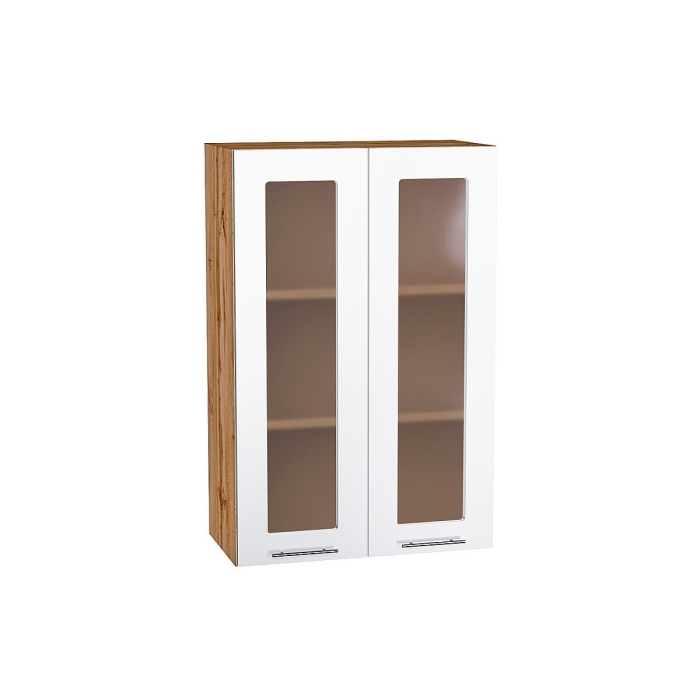 Шкаф верхний с 2-мя остекленными дверцами Валерия-М