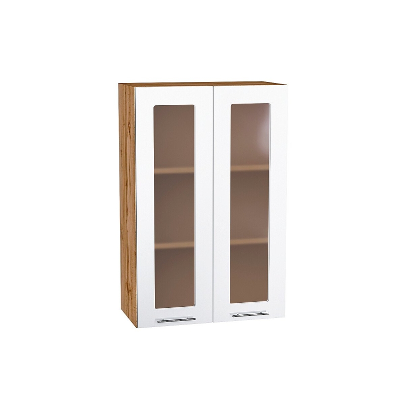 Шкаф верхний с 2-мя остекленными дверцами Валерия-М