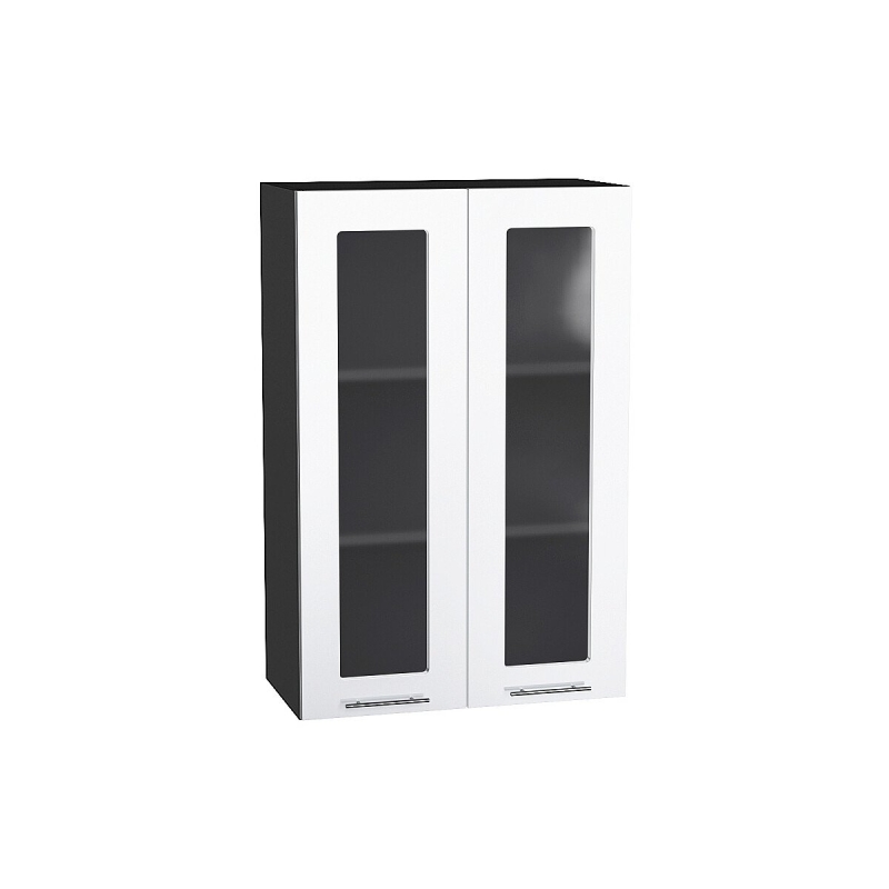 Шкаф верхний с 2-мя остекленными дверцами Валерия-М