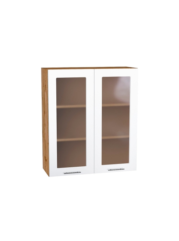 Шкаф верхний с 2-мя остекленными дверцами Валерия-М