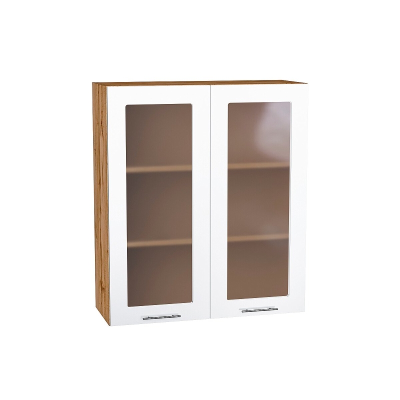 Шкаф верхний с 2-мя остекленными дверцами Валерия-М