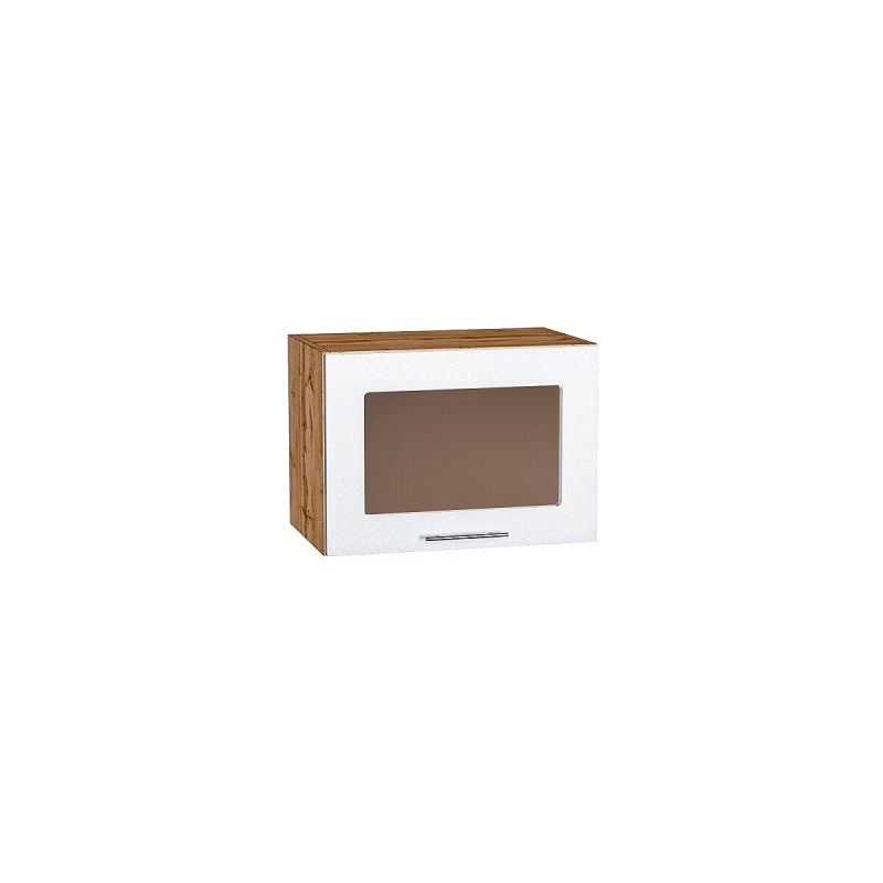 Шкаф верхний горизонтальный остекленный Валерия-М